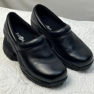 Z-Coil Men’s Size 8 Wide Black Töffler Clog – Covered Coil Comfort Clogs